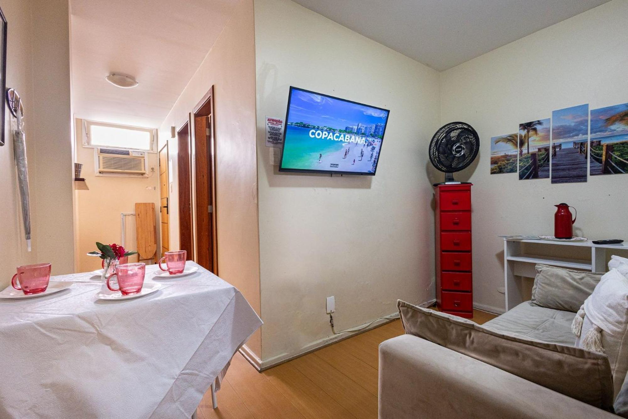 Apartamento Copacabana 200M Da Praia - Wifi Gratis - Cp5 Рио-де-Жанейро Экстерьер фото